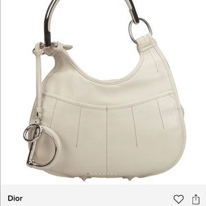 Dior White Satchel Bag